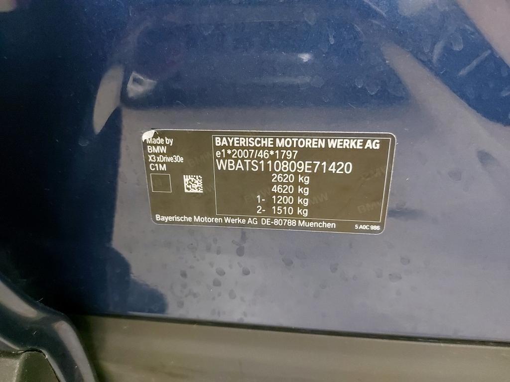 BMW - BMW X3 xDrive30e 272PK Business Edition With Vernasca Heated Seats &amp; Pack Driving Assistant &amp; Harman Kardon &amp; Parking Assistant Plus * HYBRID * photo