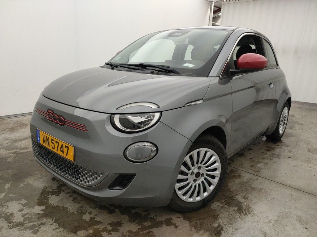 FIAT E-500 42 kWh 118hp Red 3d