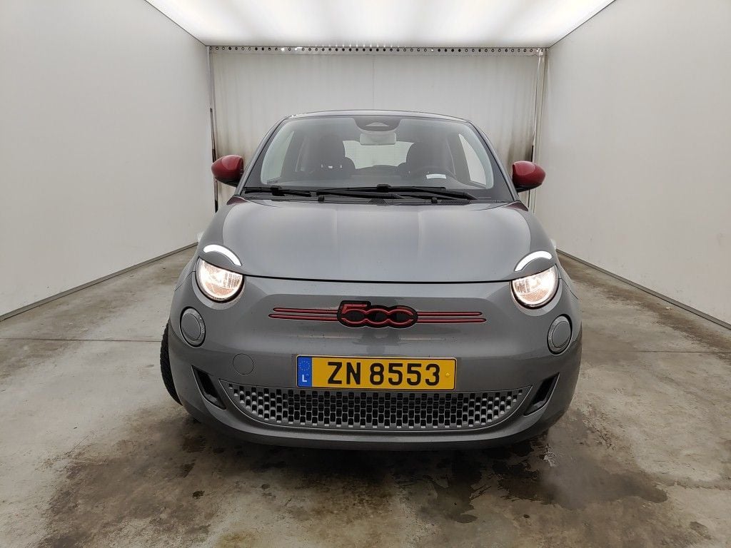 FIAT E-500 42 kWh 118hp Red 3d photo