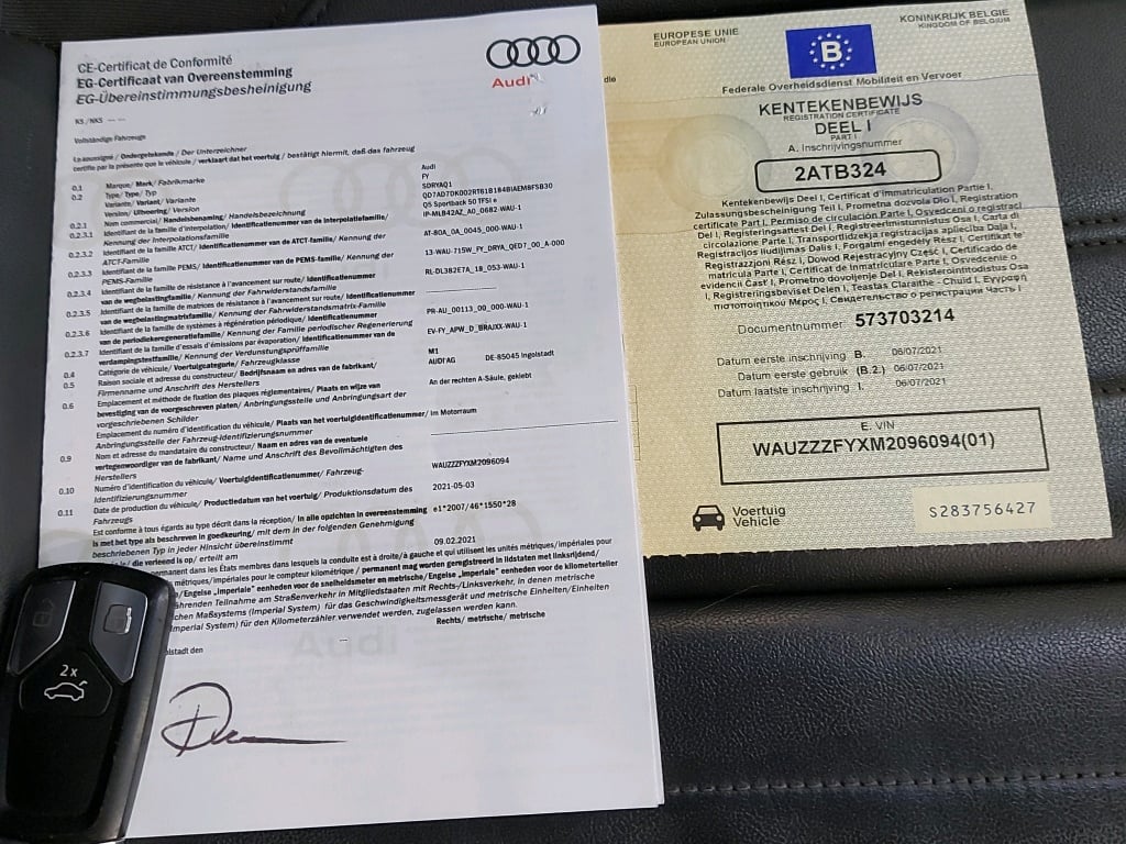 AUDI - AUD Q5 SB 50 TFSI e 299PK Quattro S-Tronic S-Line & Pack Business & APS Front & Rear * HYBRID * photo