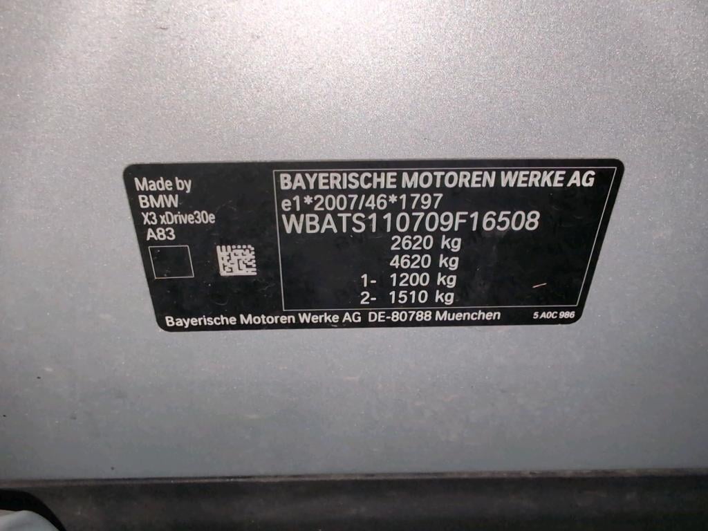 BMW - BMW X3 xDrive30e 272PK Business Edition With Vernasca Leather * HYBRID * photo