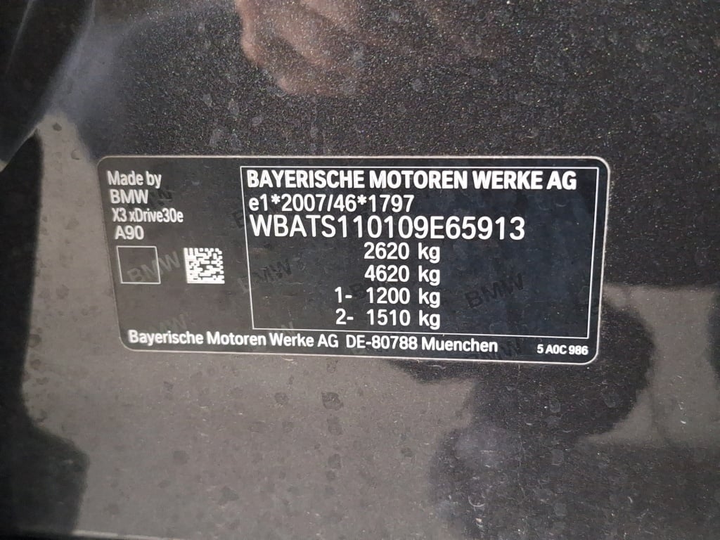 BMW - BMW X3 xDrive30e 292PK M Sport Business Edition With Sport Seats & Travel Pack & Comfort Access & DAB & 20 Inch Alloy * HYBRID * photo