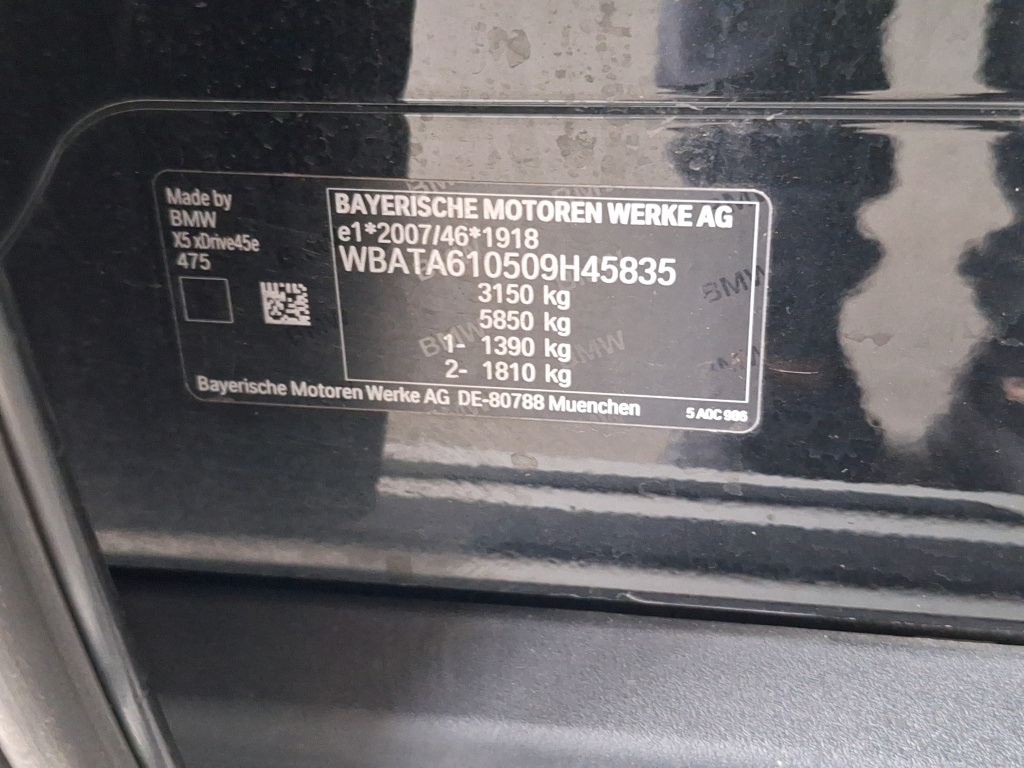 BMW - BMW X5 xDrive45e 394PK Business Plus With Vernasca Comfort Mem Seats & Innovation Pack & Night Vision & Drive Recorder & Drive Assist Pro & Parking Assistant Plus * HYBRID * photo