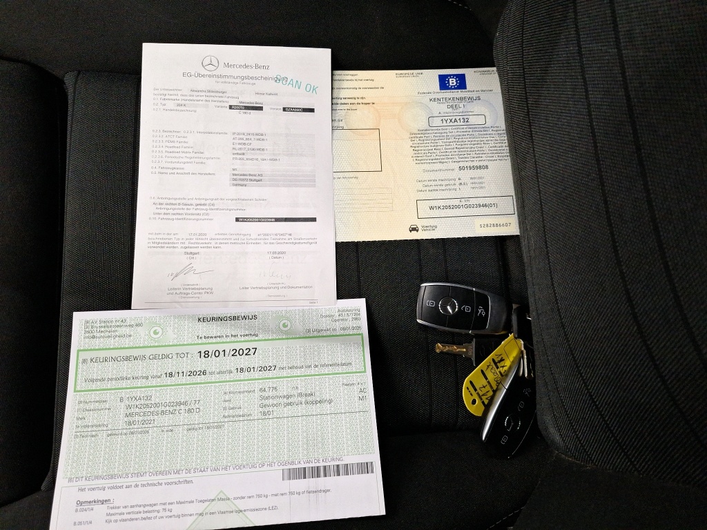 MERCEDES - MER C BREAK 180 d 122PK Business Solution & Removable Trailer Hook photo