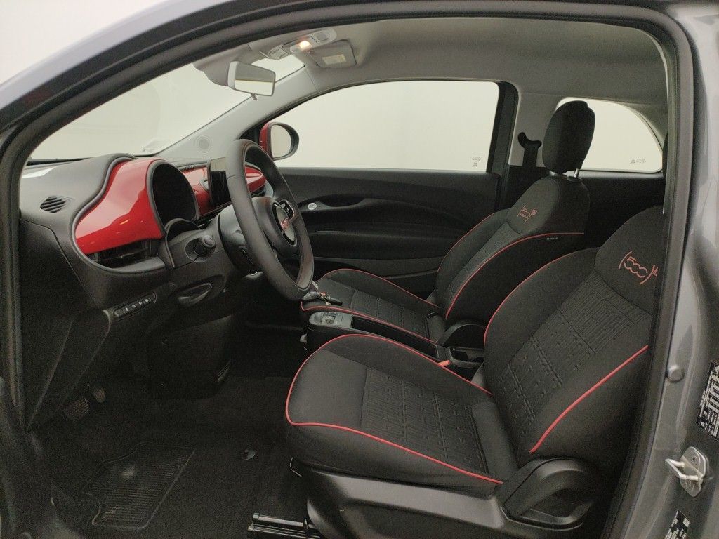 FIAT E-500 42 kWh 118hp Red 3d photo