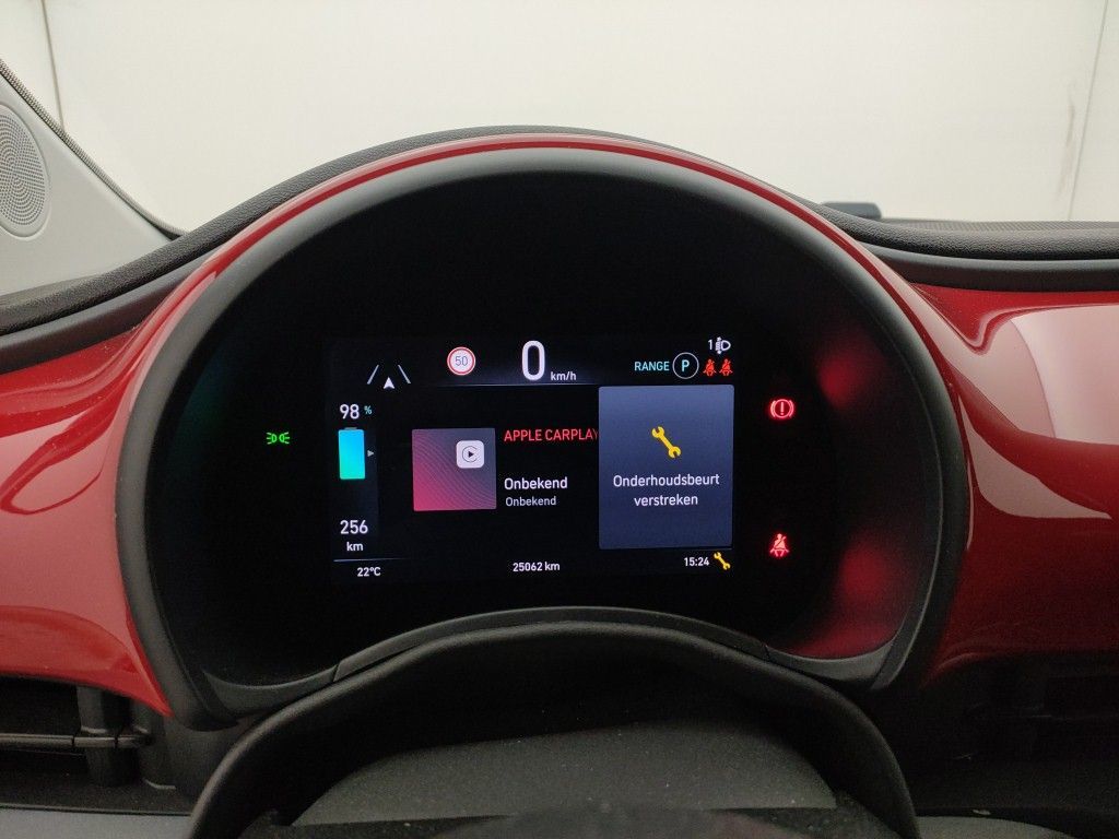 FIAT E-500 42 kWh 118hp Red 3d photo