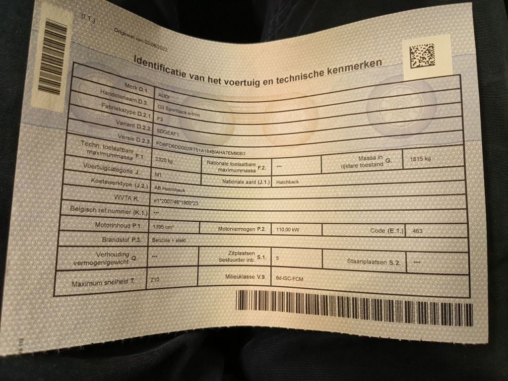 Audi Q3 Sportback 45 TFSI e S tronic 5d photo