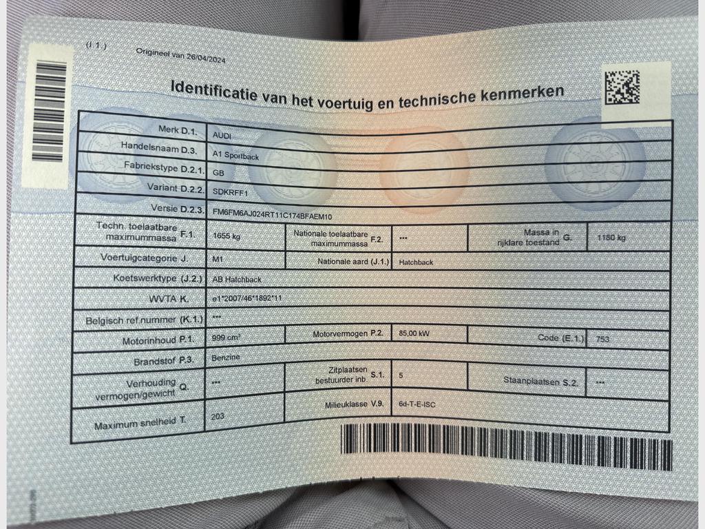 AUDI A1 Sportback Audi A1 Sportback 30 TFSI 85(116) kW(PS) manual transmission photo