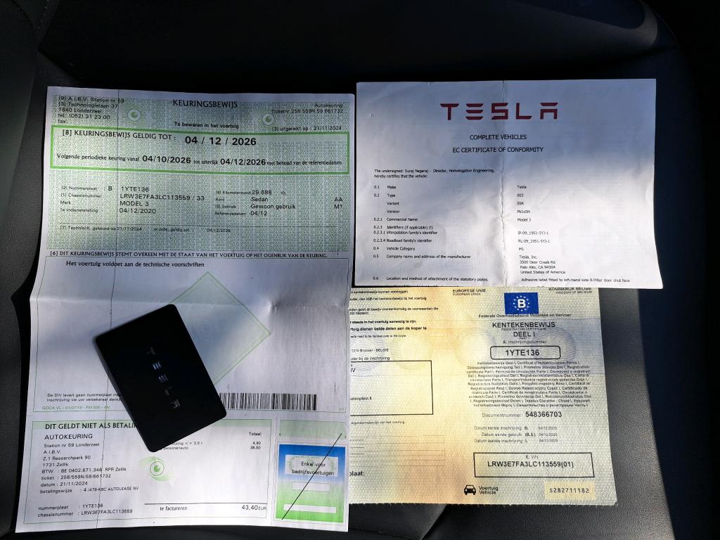 TESLA - TES MODEL 3 Standard RWD Plus 306PK   * ELECTRIC * photo
