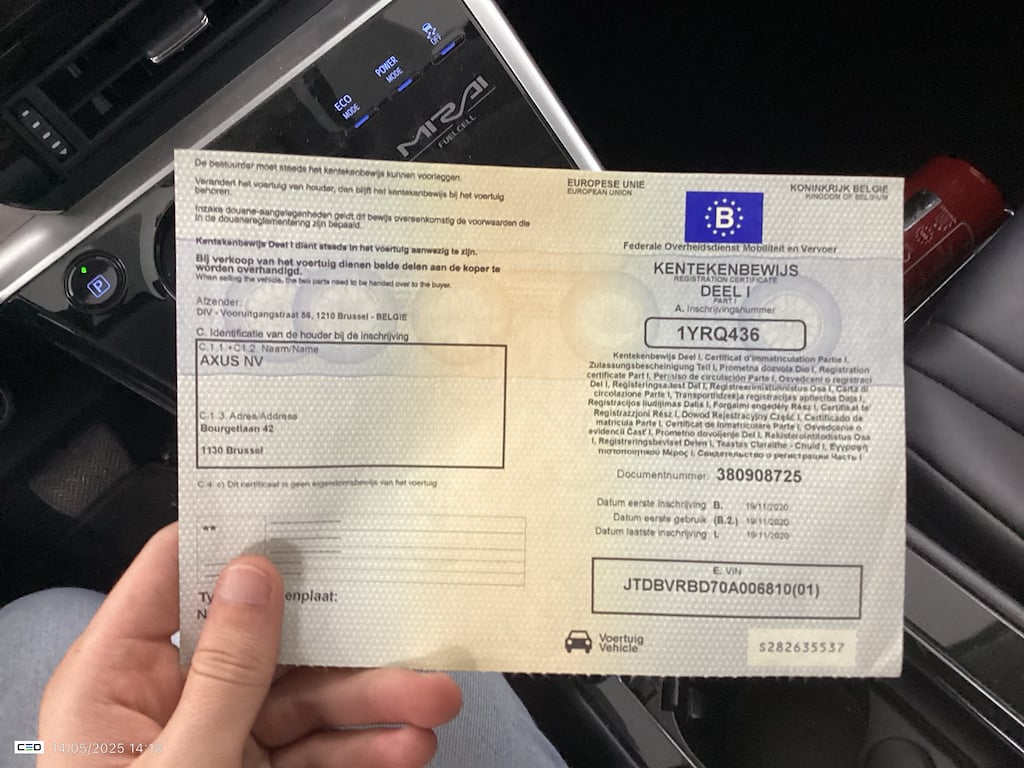 TOYOTA MIRAI Mirai Fuel Cell photo