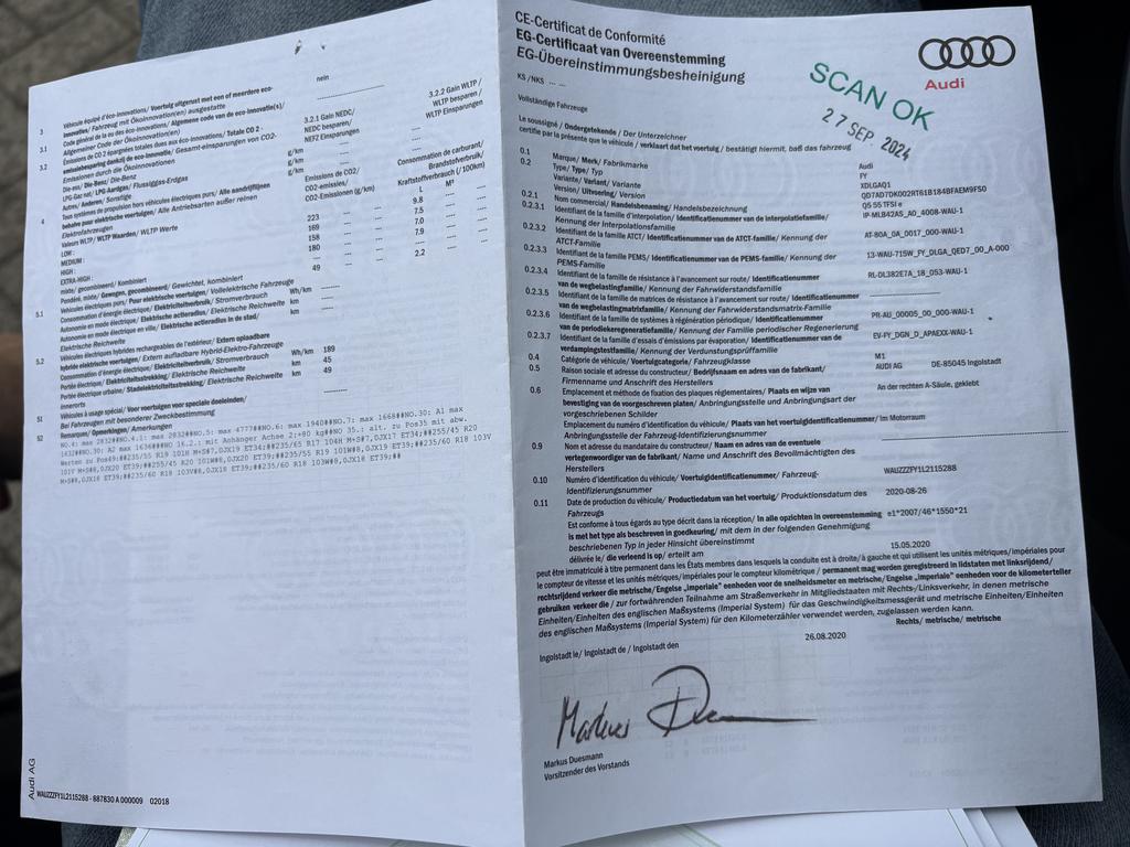 AUDI Q5 PHEV Audi Q5 Sport 55 TFSI e quattro S tronic photo