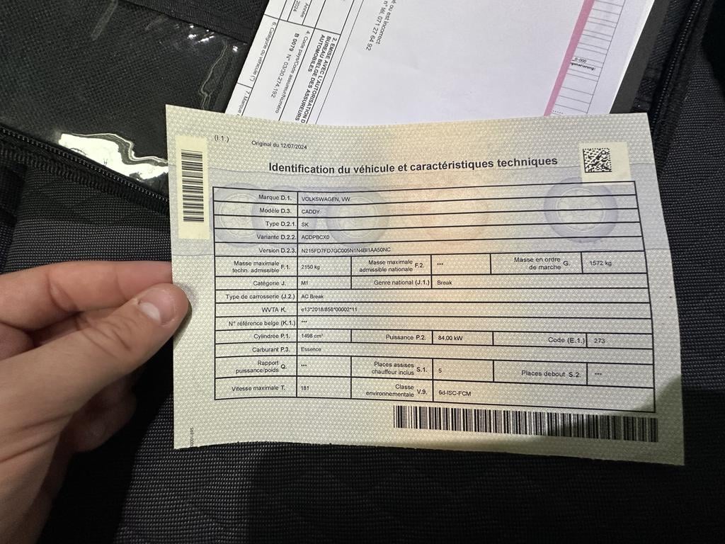 VOLKSWAGEN Caddy Caddy  Life 1,5 l TSI 84 kW DSG7 Empattement Court photo