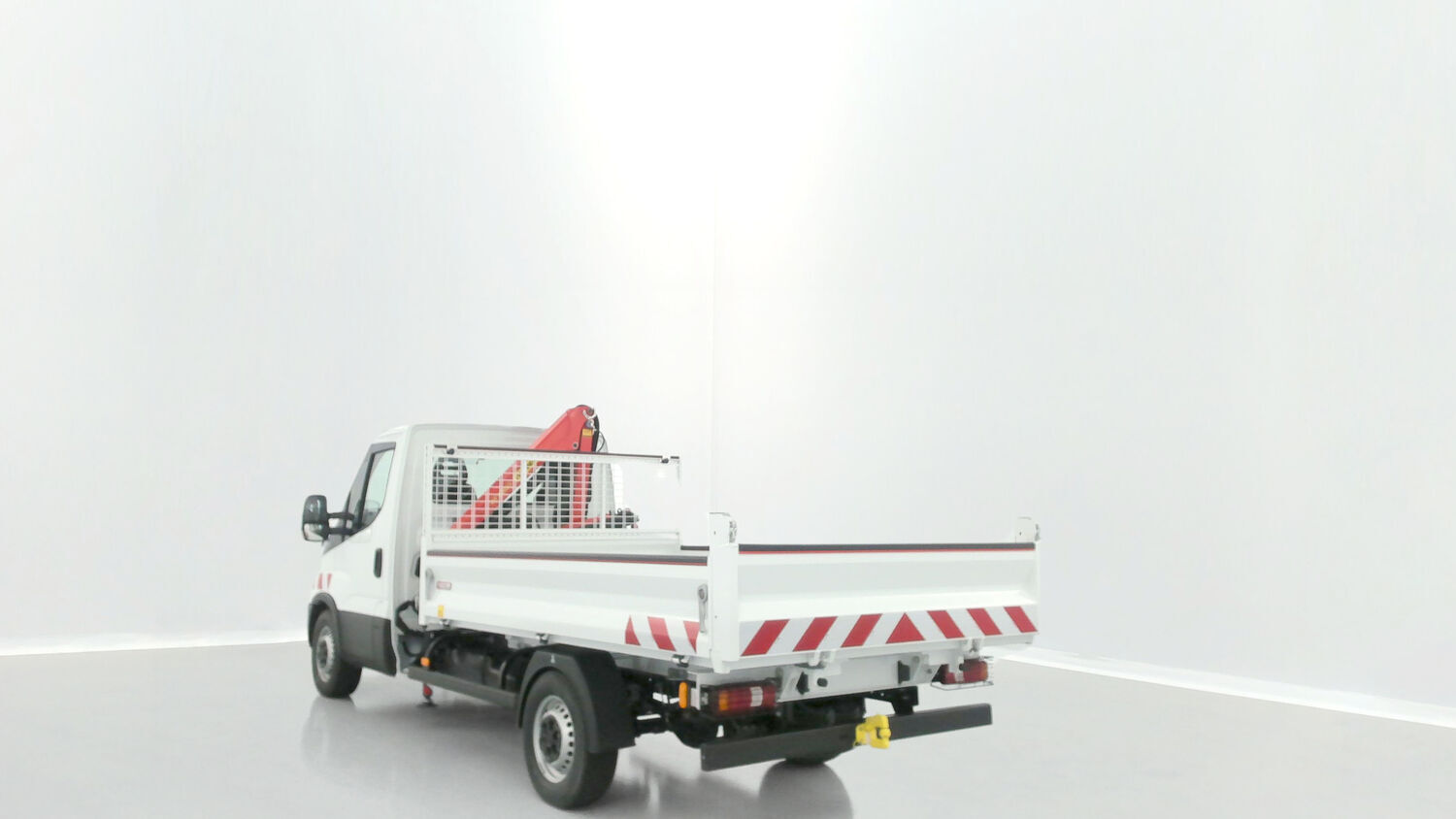 Iveco Daily 35S14H 3750 2.3 136ch Benne Alu JPM + Grue PK 2900 photo