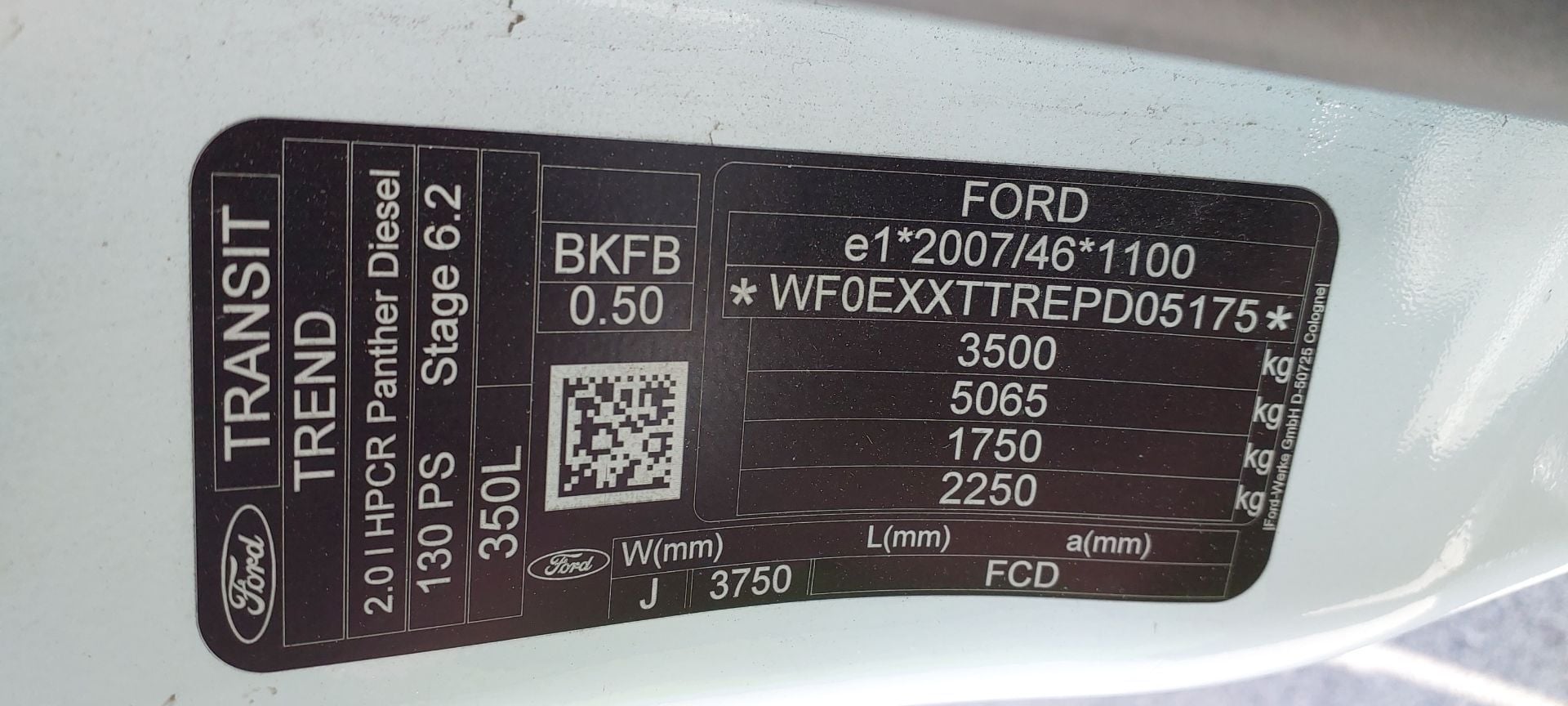 FORD Transit 2.0D L3H2 130CV photo