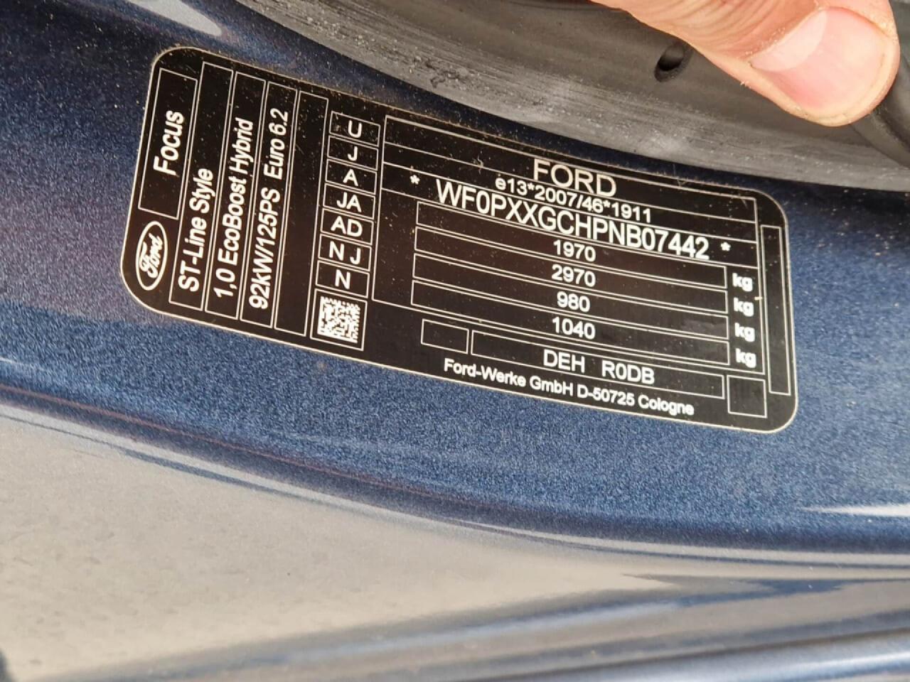 FORD Focus Wagon 1.0 EcoBoost Hybrid ST Line X photo