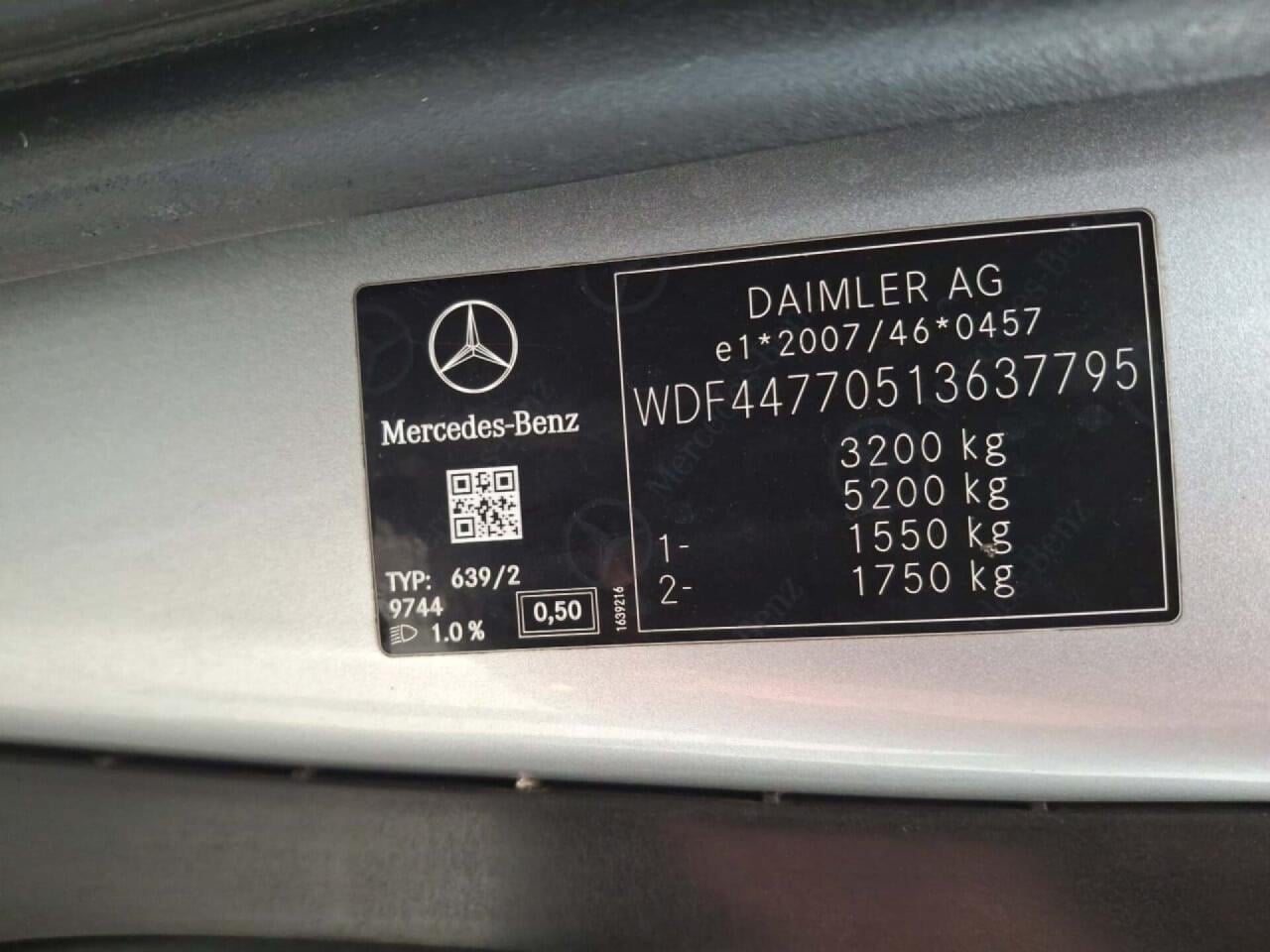 MERCEDES-BENZ Vito Tourer 116 CDI Pro Ex. Lang AUT. photo