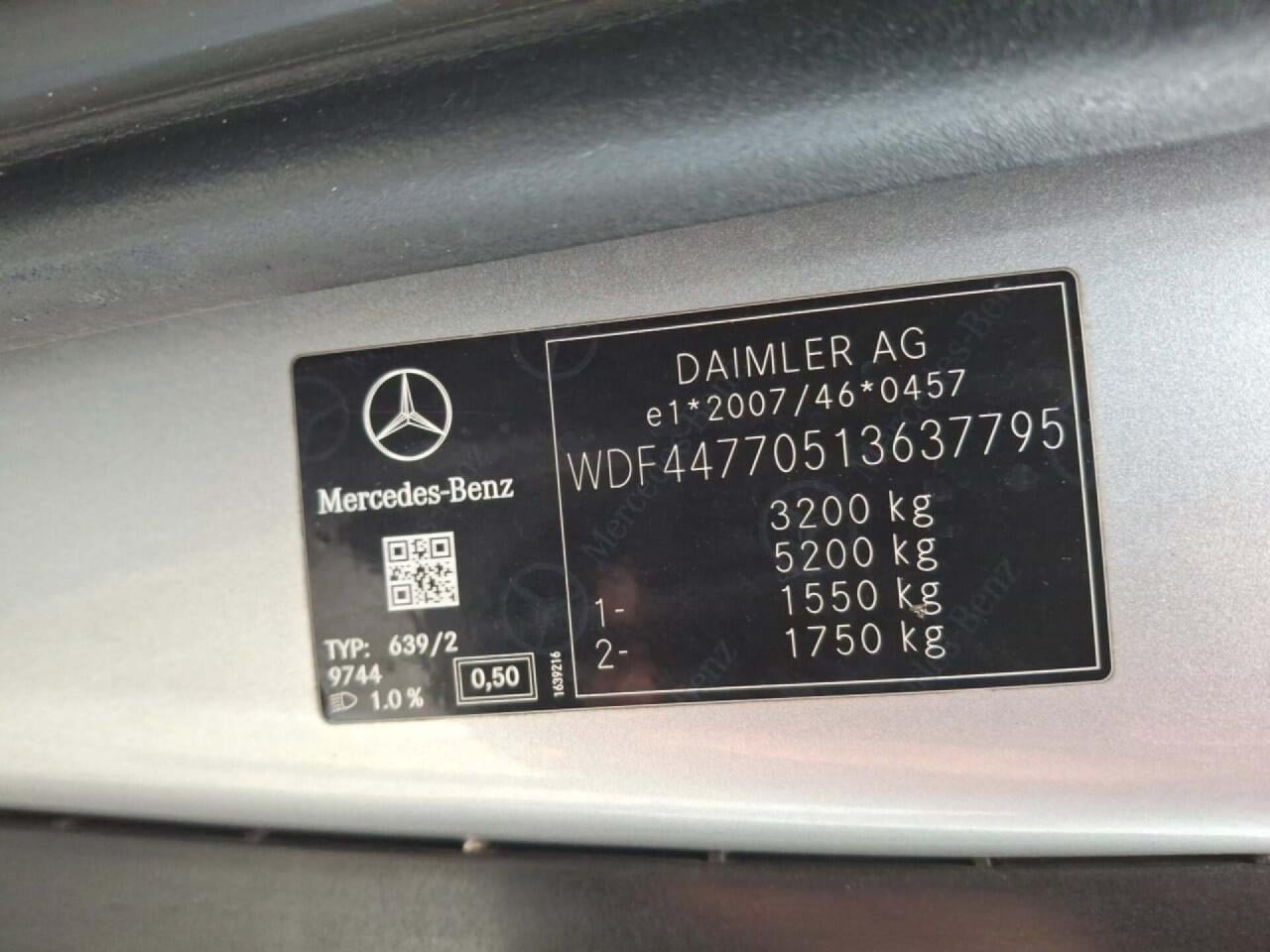 MERCEDES-BENZ Vito Tourer 116 CDI Pro Ex. Lang AUT. photo
