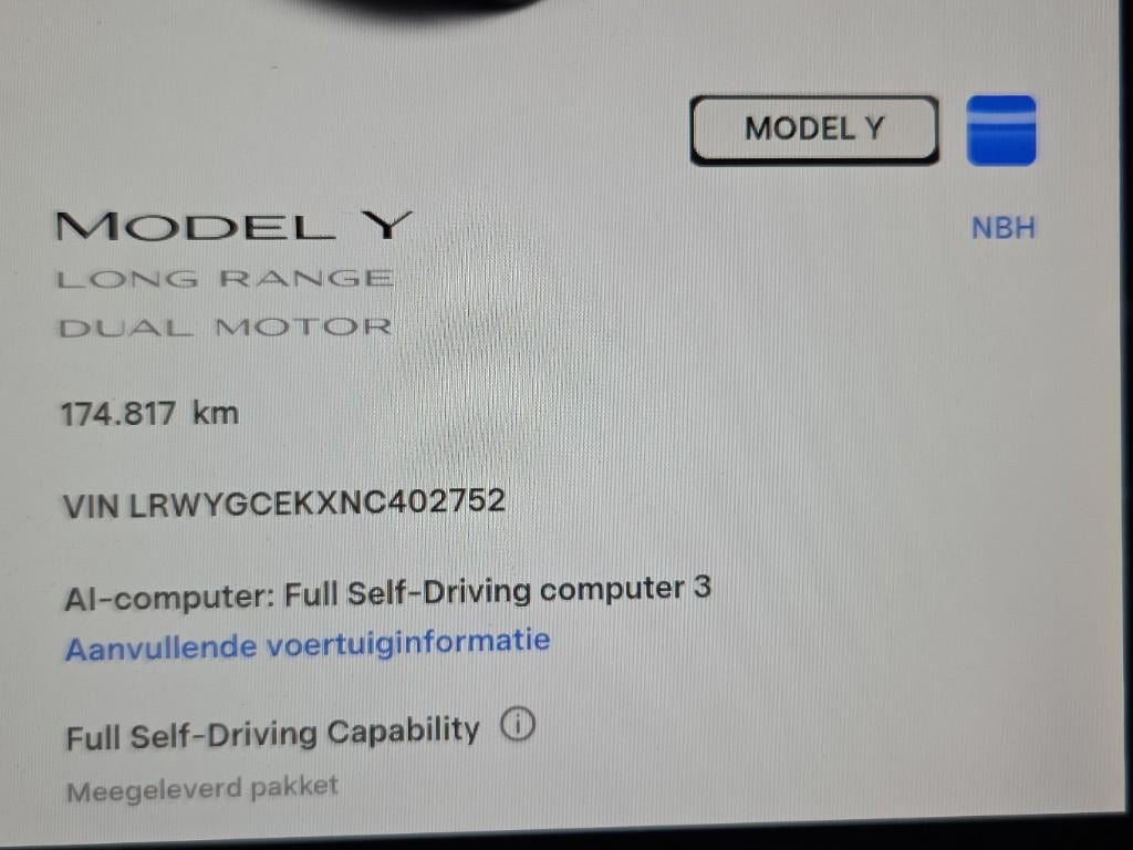 Tesla Model Y Long Range AWD 75kWh photo
