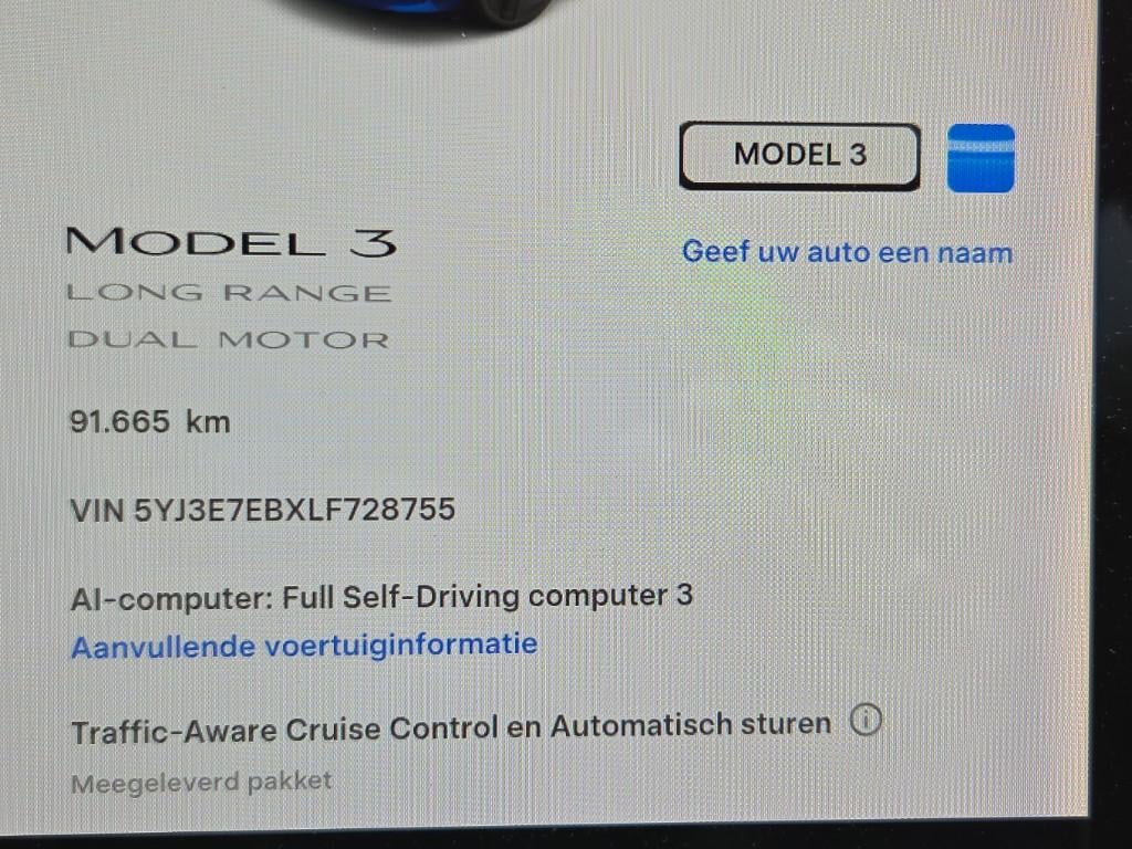 Tesla Model 3 Long Range AWD 75kWh photo